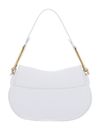 COCCINELLE Magie Soft Shoulderbag Grained Leather Brillant White COCCINELLE Magie Soft Shoulderbag Grained Leather Brillant White