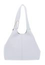 COCCINELLE Brume Handbag Grained Leather Brillant White COCCINELLE Brume Handbag Grained Leather Brillant White