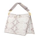 COCCINELLE Snip Deleva Snake Handbag Double Grainy Leather Powd. Pi / Powd. Pi COCCINELLE Snip Deleva Snake Handbag Double Grainy Leather Powd. Pi / Powd. Pi