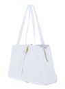 COCCINELLE Chara Handbag Grained Leather Brillant White
