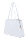 COCCINELLE Chara Handbag Grained Leather Brillant White