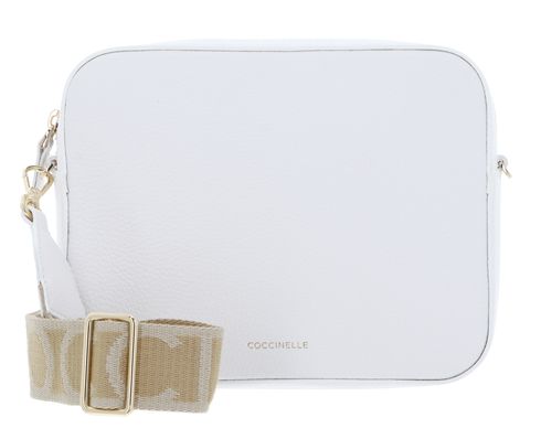 COCCINELLE Tebe Crossover Bag M Brillant White