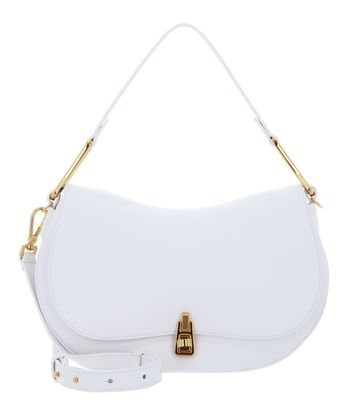 COCCINELLE Coccinelle Magie Soft Handbag Grained Leather Brillant White