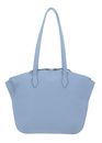 COCCINELLE Flare Shoulder Bag Grained Leather Mist Blue COCCINELLE Flare Shoulder Bag Grained Leather Mist Blue