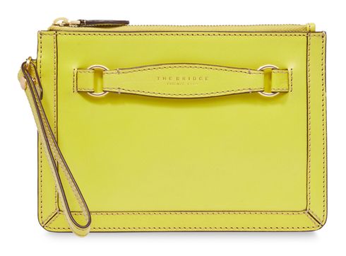 THE BRIDGE Bettina Pouch S Lime With Gold