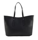 TOMMY HILFIGER Hilfiger Leather Tote Black TOMMY HILFIGER Hilfiger Leather Tote Black