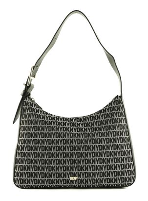 DKNY Deena Hobo Bag BK Logo - BK