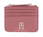TOMMY HILFIGER TH Refined CC Holder with Zip Teaberry Blossom