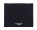 TOMMY HILFIGER Saffiano Mini CC Wallet Black TOMMY HILFIGER Saffiano Mini CC Wallet Black