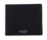 TOMMY HILFIGER Saffiano CC and Coin Wallet Black TOMMY HILFIGER Saffiano CC and Coin Wallet Black