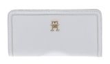 TOMMY HILFIGER TH Monotype Large Slim Wallet Ecru