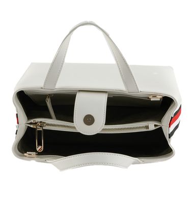 TOMMY HILFIGER handbag TH Essential SC Satchel Corp Ecru | Buy 
