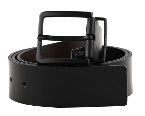 HUGO Gionio-B Sr40 Leather Belt W115 Black - kürzbar