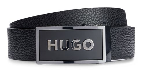 HUGO Garin Sr35 Leather Belt W95 Black - kürzbar