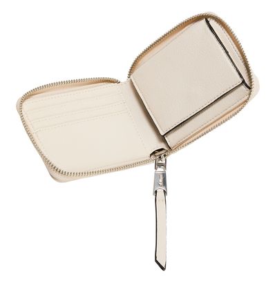 Porte-monnaie S.Oliver Zip Around - Noir Et Gris - Portefeuille Femme Avec Compartiments Cartes