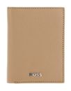 HUGO BOSS Classic Grained Card Case Camel
