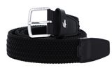 LACOSTE Casual Stretch Wowen Belt W90 Noir LACOSTE Casual Stretch Wowen Belt W90 Noir