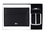 LACOSTE Elegance Punch Cardholder + Belt Box W100 Noir