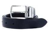 LACOSTE Elegance Reversible Stitched Box Belt W110 Noir Marine - kürzbar LACOSTE Elegance Reversible Stitched Box Belt W110 Noir Marine - kürzbar