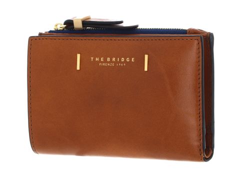 THE BRIDGE Chiara Foldable Wallet Cognac abb. Oro