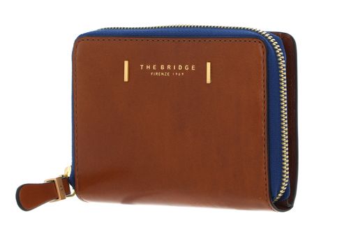 THE BRIDGE Chiara Zip Around Lady Wallet Cognac abb. Oro