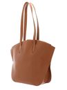 COCCINELLE Flare Shoulder Bag Grained Leather Cuir COCCINELLE Flare Shoulder Bag Grained Leather Cuir