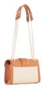 VALENTINO Tribeca Flap Bag Naturale / Cuoio