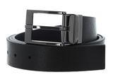 VALENTINO Icaro Classic Men's Belt W125 Nero / Blu VALENTINO Icaro Classic Men's Belt W125 Nero / Blu