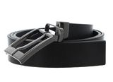 VALENTINO Icaro Classic Men's Belt W125 Nero / Blu VALENTINO Icaro Classic Men's Belt W125 Nero / Blu