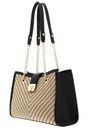 VALENTINO Tribeca Shopping Bag Naturale / Nero VALENTINO Tribeca Shopping Bag Naturale / Nero