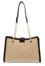 VALENTINO Tribeca Shopping Bag Naturale / Nero VALENTINO Tribeca Shopping Bag Naturale / Nero