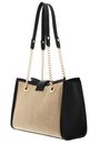 VALENTINO Tribeca Shopping Bag Naturale / Nero VALENTINO Tribeca Shopping Bag Naturale / Nero