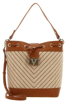 VALENTINO Tribeca Bucket Bag Naturale / Cuoio