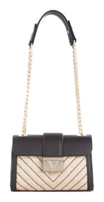 VALENTINO Tribeca Flap Bag Naturale / Nero