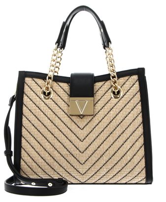 VALENTINO Tribeca Shopping Bag Naturale / Nero