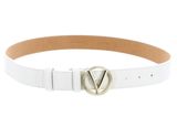 VALENTINO Hampton Plaque Buckle Belt W85 Bian / Oro - kürzbar VALENTINO Hampton Plaque Buckle Belt W85 Bian / Oro - kürzbar