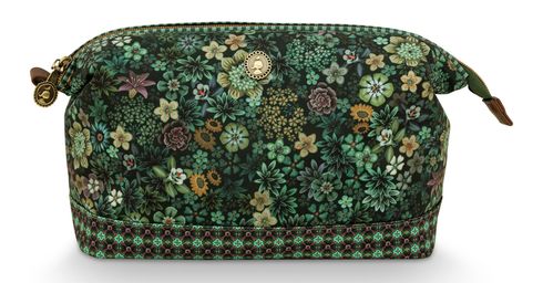 Pip Studio Cooper Cosmetic Purse L Tutti and Fiori Green