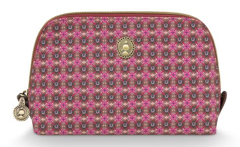 Pip Studio Coby Cosmetic Bag Triangle S Clover Pink