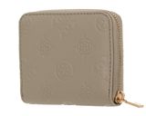 GUESS Jena SLG Zip Around Wallet S Taupe Logo GUESS Jena SLG Zip Around Wallet S Taupe Logo