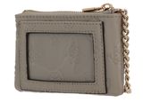 GUESS Jena Zip Pouch Taupe Logo GUESS Jena Zip Pouch Taupe Logo