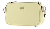 GUESS Noelle Double Pouch Crossbody Pale Yellow GUESS Noelle Double Pouch Crossbody Pale Yellow