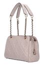 GUESS Marieke Girlfriend Shoulder Bag Light Beige Logo GUESS Marieke Girlfriend Shoulder Bag Light Beige Logo