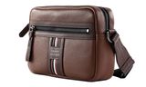TOMMY HILFIGER TH Premium Leather Camera Bag Warm Cognac