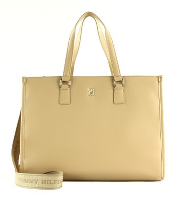 TOMMY HILFIGER TH Monotype Tote Harvest Wheat