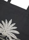 SCOTCH & SODA Canvas Tote Bag with Embroidery Palm Wave Border SCOTCH & SODA Canvas Tote Bag with Embroidery Palm Wave Border