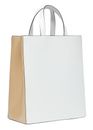 LIEBESKIND BERLIN Paper Bag Carter Bi-Color Tote Bag M Cream White