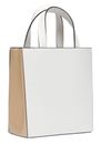 LIEBESKIND BERLIN Paper Bag Carter Bi-Color Tote Bag S Cream White