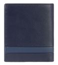 PIQUADRO Paul Vertical Men´s Wallet with Coin Case RFID Blue