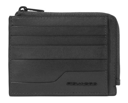 PIQUADRO FXP Zipper Coin Pouch Black