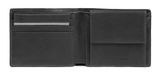 PIQUADRO Carl Wallet with Coin Case RFID Black